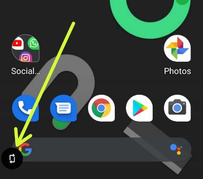 Aktivieren Sie die automatische Rotation Android 10