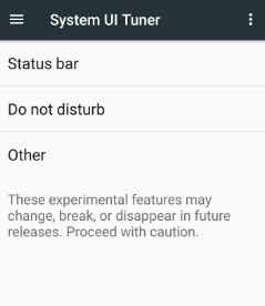 System UI Tuner Einstellungen Android Nougat 7.1 & 7.0