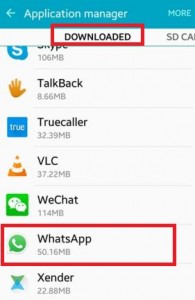 Tippen Sie auf WhatsApp, um Push-Benachrichtigungen zu deaktivieren