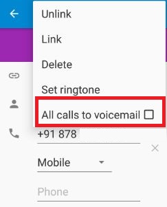 Hinzufügen von Anrufen zur Voicemail in Android Nougat