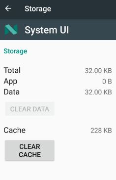 Cache löschen System UI android nougat