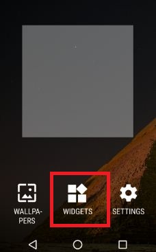 So fügen Sie Widgets zum Startbildschirm des Android-Telefons hinzu