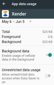 Uneingeschränkte Datennutzung auf dem Galaxy S8-Gerät