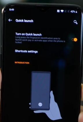 So aktivieren Sie den Schnellstart in OnePlus 6T