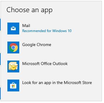 So ändern Sie Standard-Apps in Windows 10